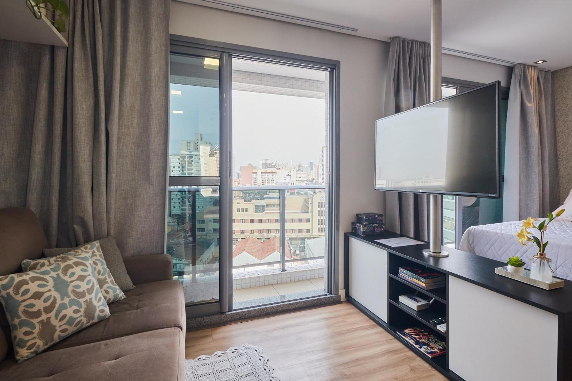 Estudio Aconchegante No Centro De Curitiba - Ar Condicio E Localizacao Perfeita! Eksteriør bilde